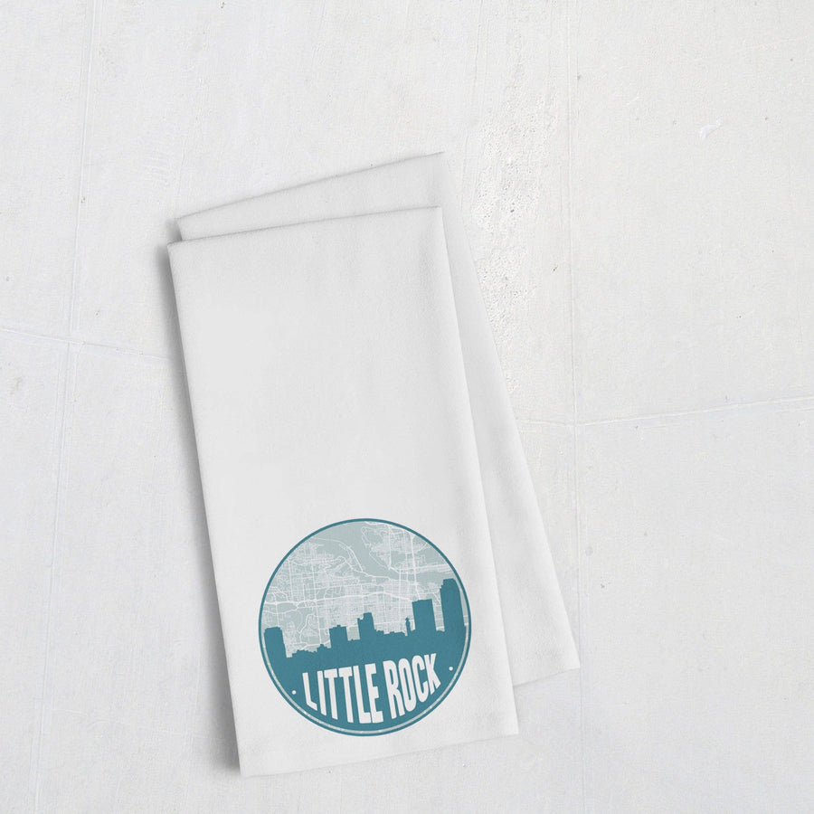 Little Rock AR city tea towel