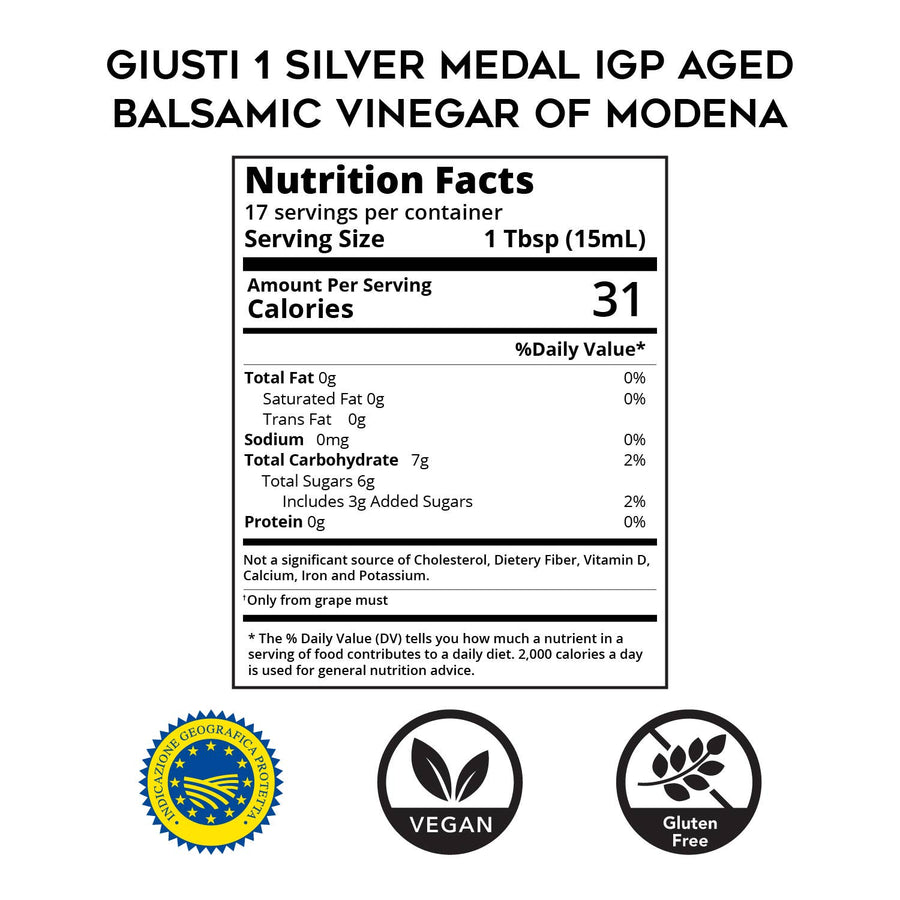 Balsamic Vinegar of Modena: 8.45 fl oz (250ml)