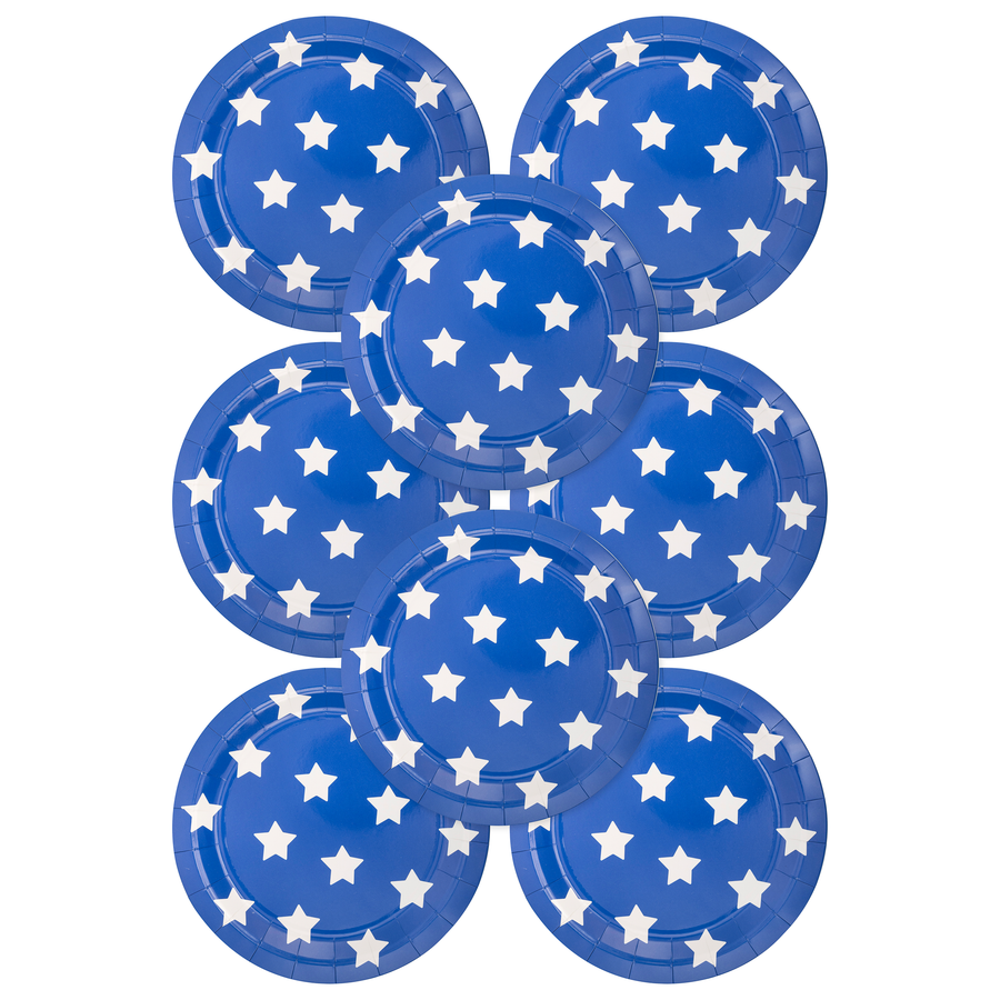 BLUE STARS PLATE