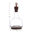 Load image into Gallery viewer, Glass Carafe w Wood Base and Stopper
