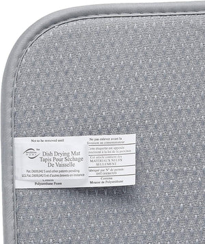 Grey Dish Drying Mat