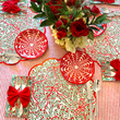 Load image into Gallery viewer, Holiday Bow Garden Paper Placemats | Set of 24
