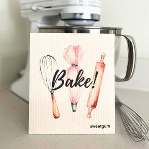 Baking (Bake!) Swedish Dishcloth