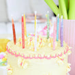 Load image into Gallery viewer, Glitter Wish 3&quot; Beeswax Candles Rainbow (10)
