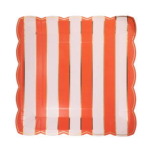 RED STRIPE PLATE