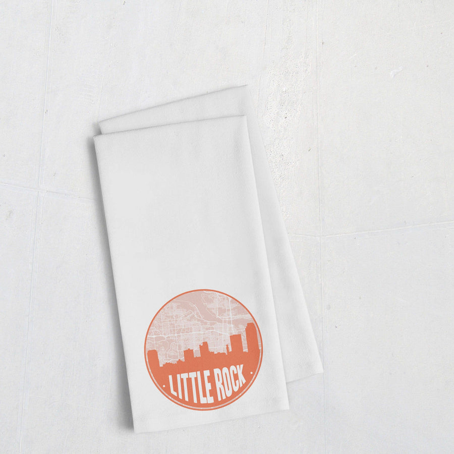 Little Rock AR city tea towel