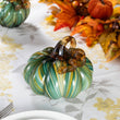 Load image into Gallery viewer, 5.75 in D X 4.75 in H Glass Pumpkin
