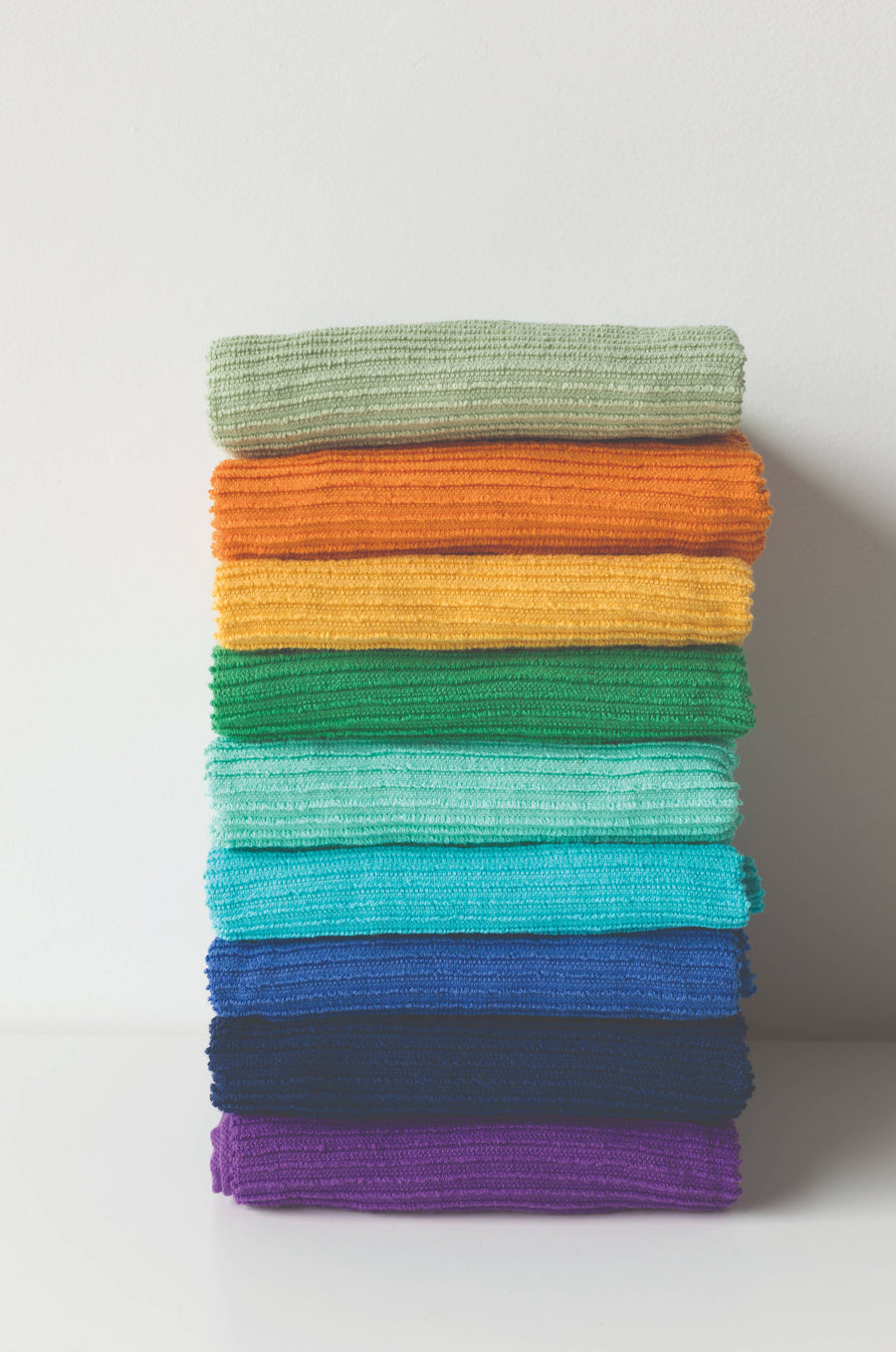 Ripple Indigo Turkish Cotton Dishtowel