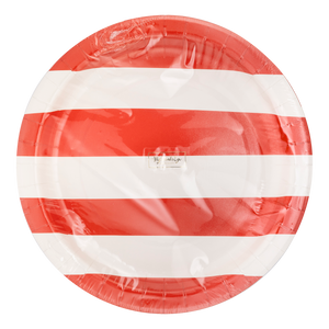 RED STRIPE PLATE