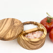 Load image into Gallery viewer, Olive Wood Double Salt Cellar: 4"
