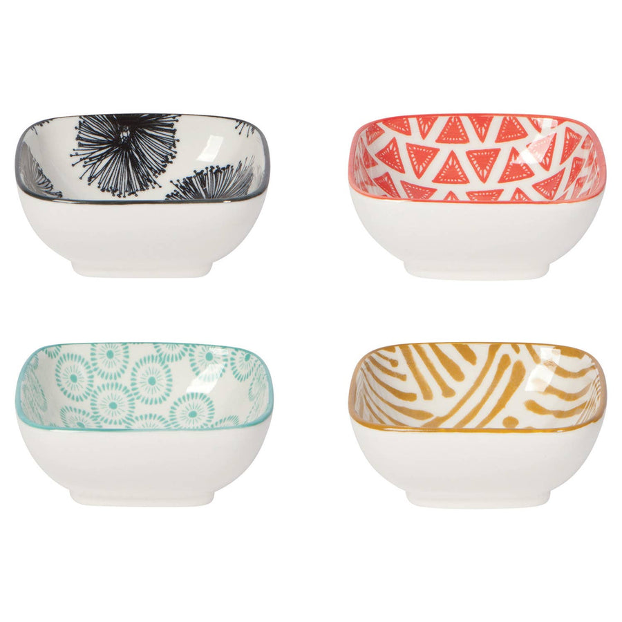 Mix and Prep Stamped Square Pinch Bowls