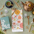Load image into Gallery viewer, Zinnia Tea Towel - Spring Floral Kitchen Decor
