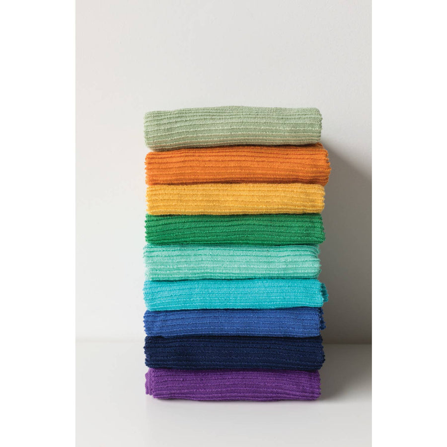 Ripple Indigo Turkish Cotton Dishtowel