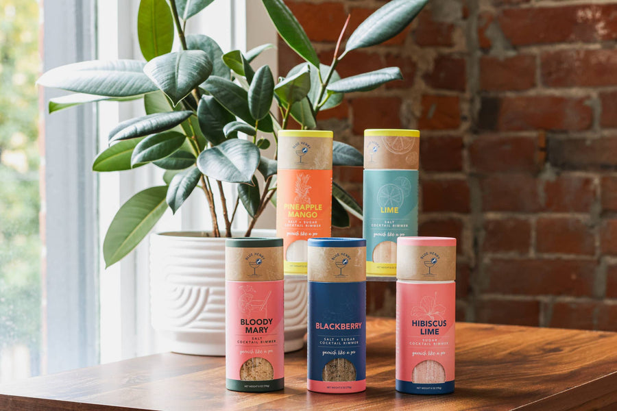 Blackberry Rimming Sugar + Salt