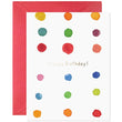 Load image into Gallery viewer, Birthday Dots Greeting Card: 4.25 X 5.5 INCHES
