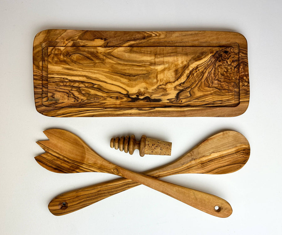 Olive Wood Hostess Gift Set