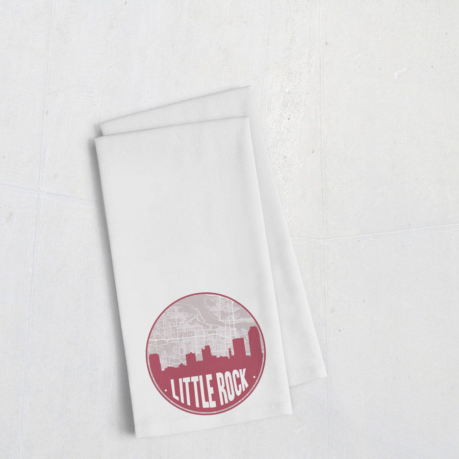 Little Rock AR city tea towel