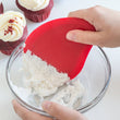 Load image into Gallery viewer, Fox Run Silicone Bowl Scraper, Red, 5.5" x 4.5"

