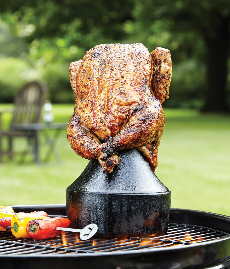 CAST IRON CHICKEN ROASTER