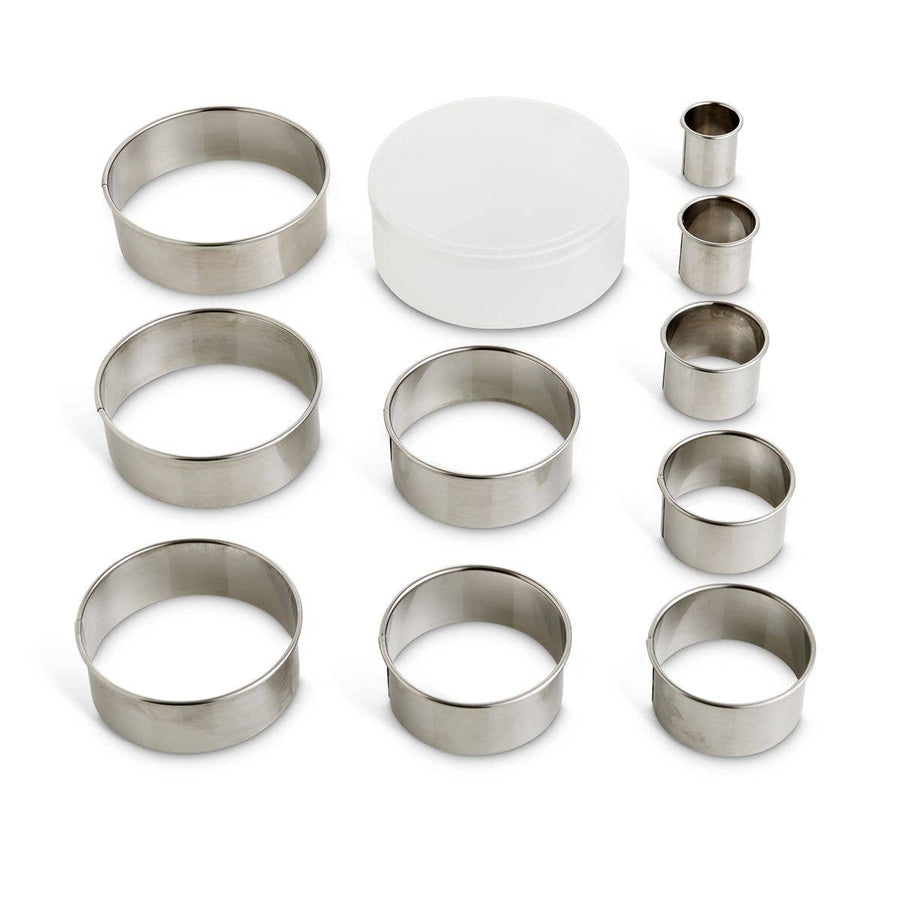Baking Round Cutters, Set 10