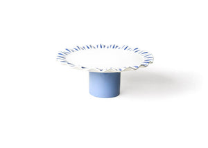 IRIS BLUE DROP CAKE STAND LG