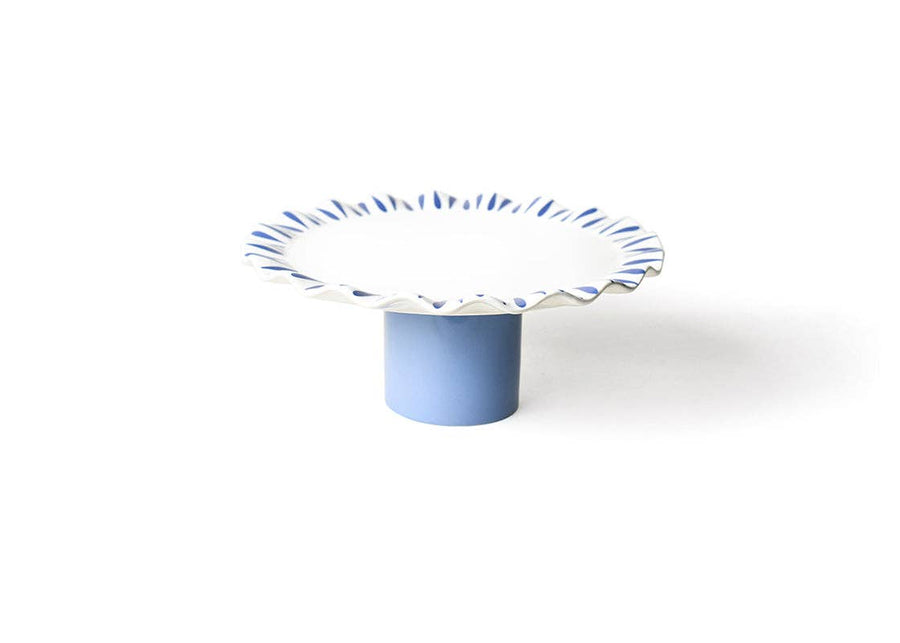 IRIS BLUE DROP CAKE STAND LG