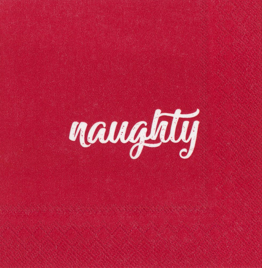 Naughty Nice Cocktail Napkins