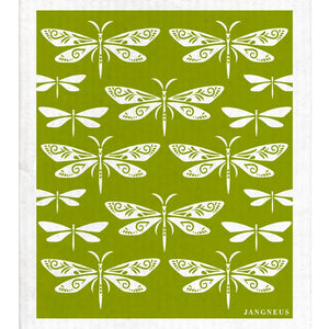 Swedish Dishcloth - Dragonfly - Green