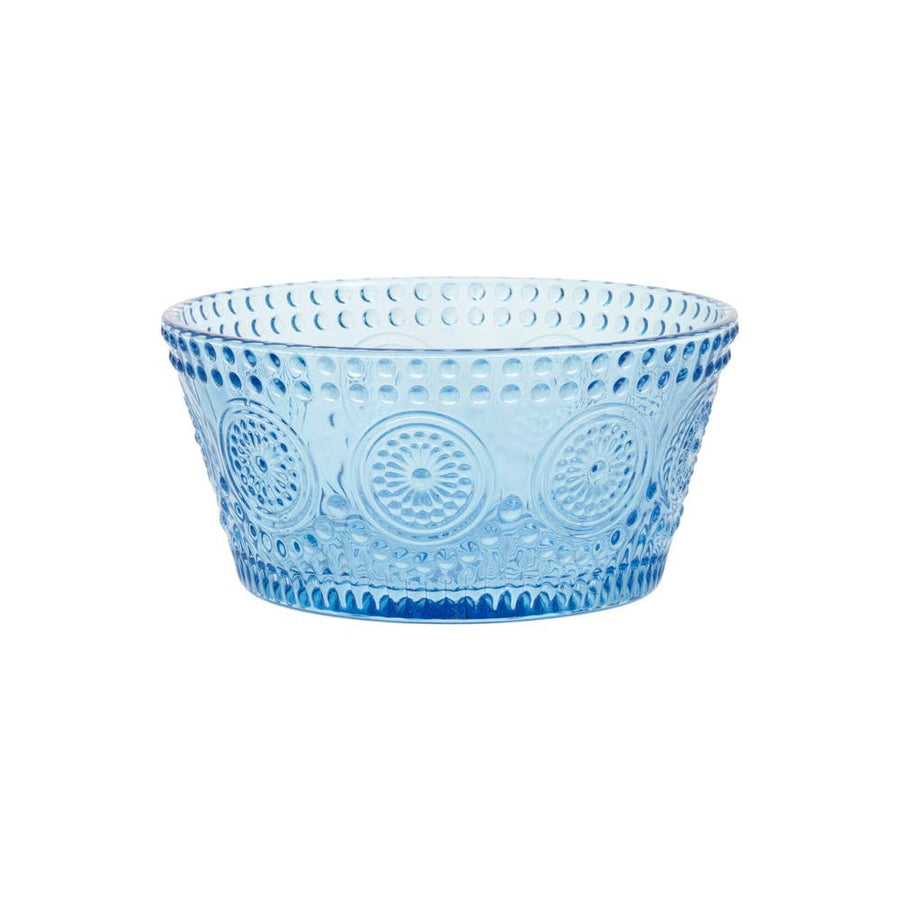 4.75" BLUE CODI GLASS BOWL