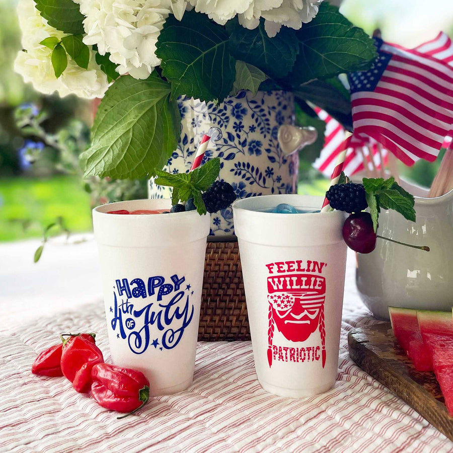 Happy 4th July Foam Cup