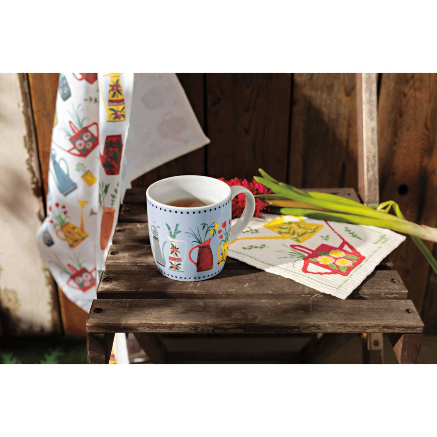 Watering Cans Dishtowel