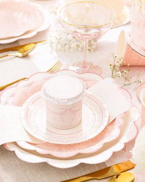 PEMBROKE PINK EDGE SCALLOP