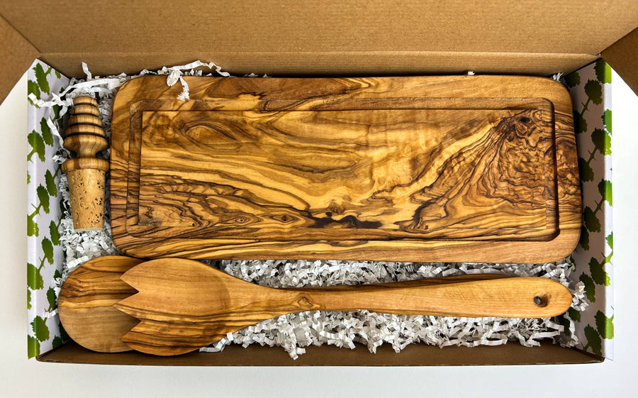 Olive Wood Hostess Gift Set