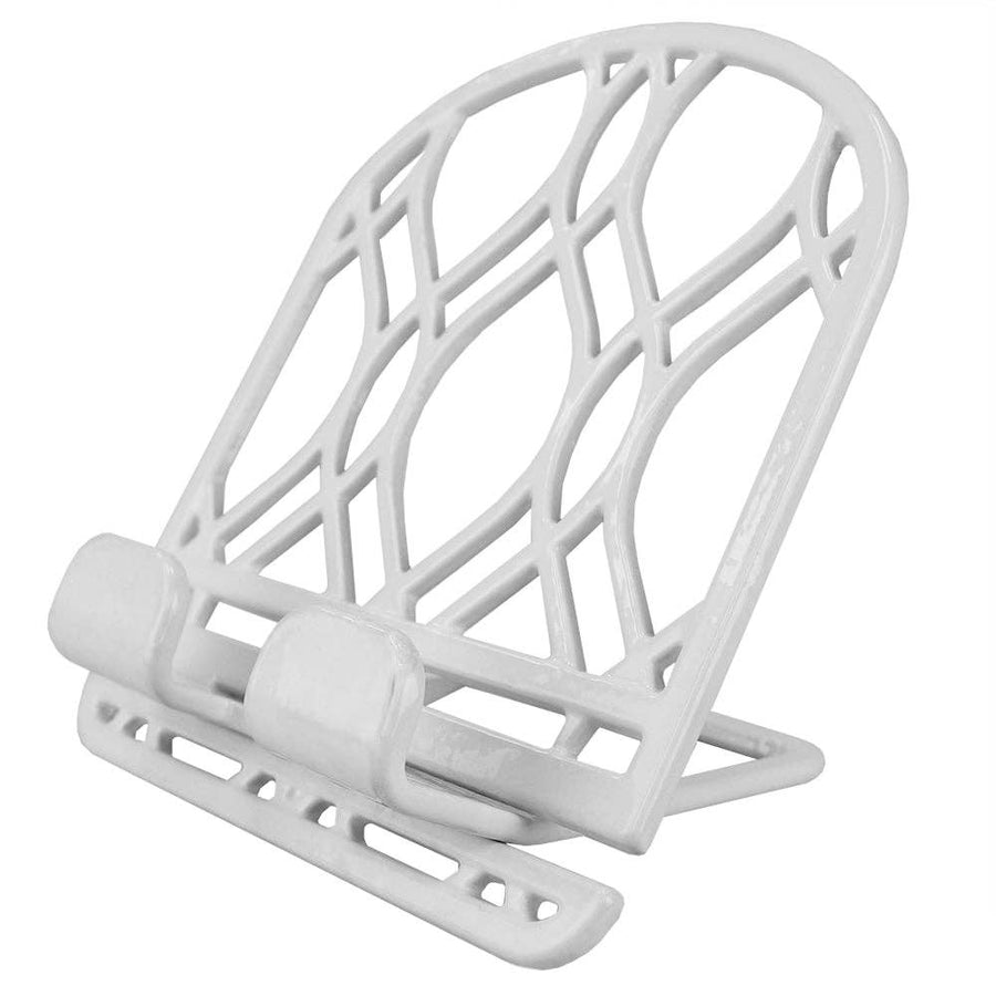 Cast Iron Cookbook Holder Stand, White