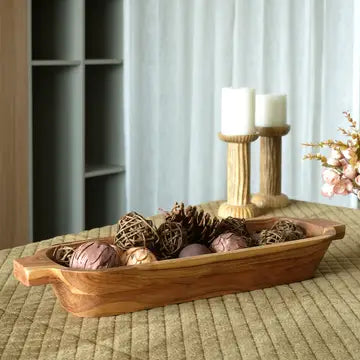 Deep Wood Serving Tray - Lg