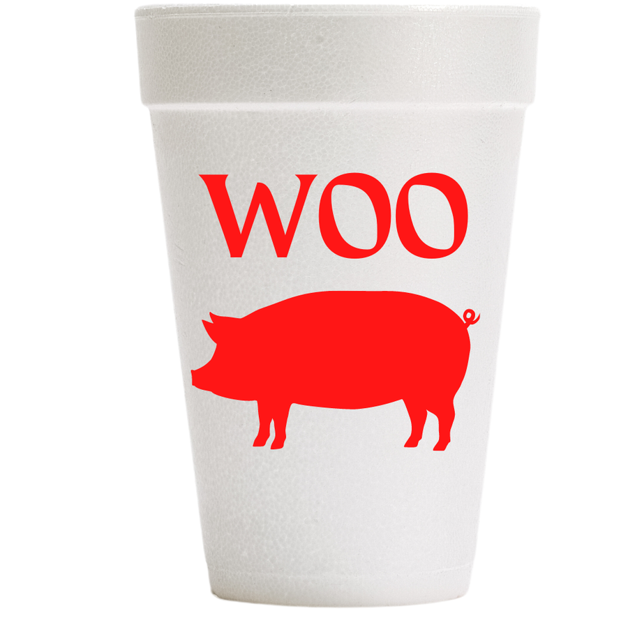 WOO PIG FOAM CUPS