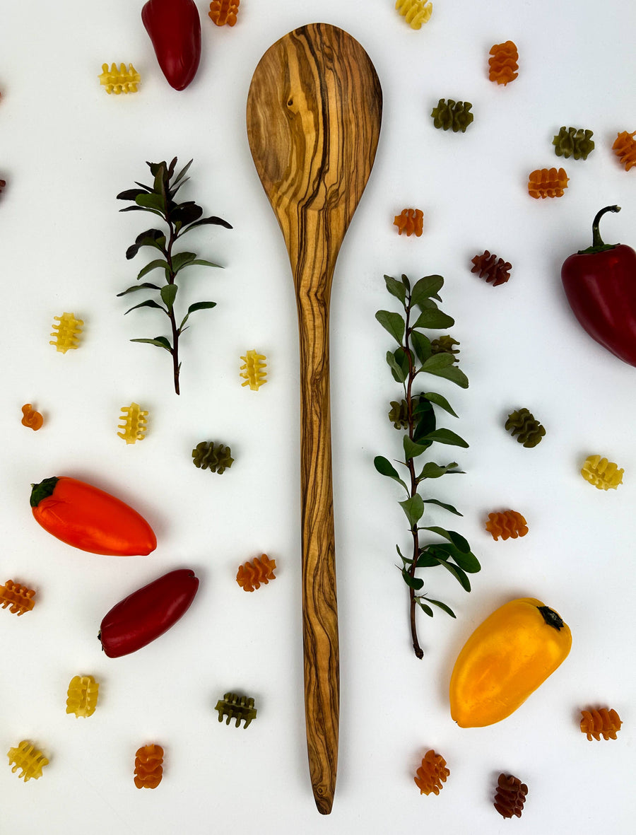 Long Olive Wood Spoon