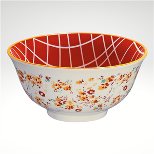 "Flowers" Porcelain Bowl