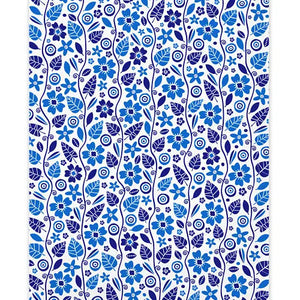 GARDEN KITCHEN TOWEL - blue