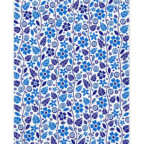 GARDEN KITCHEN TOWEL - blue