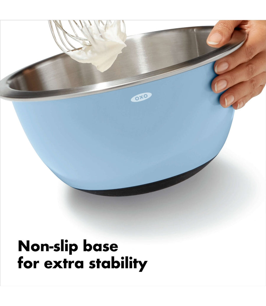 Stainless Steel Insulated Mixing Bowl, Gray