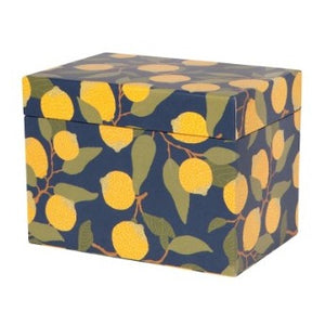 LEMONS RECIPE CARD BOX