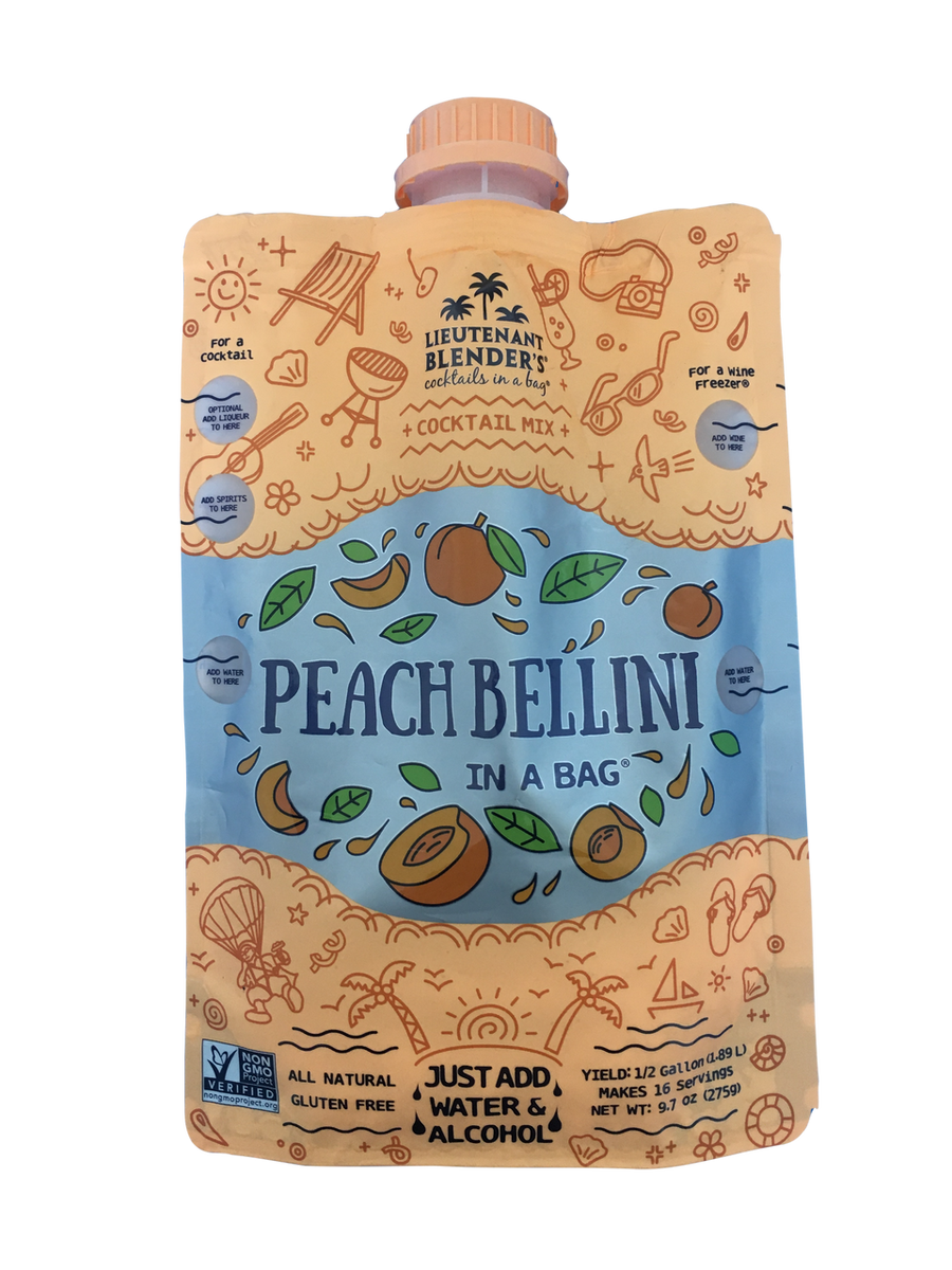 Peach Bellini in a Bag
