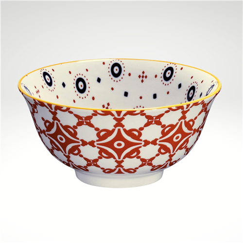"Tiles" Porcelain Bowl