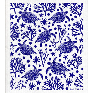 SWEDISH DISHCLOTH - TURTLE - Blue