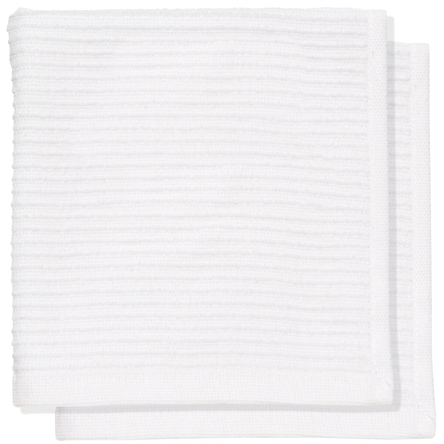 RIPPLE DISH CLOTH WHITE