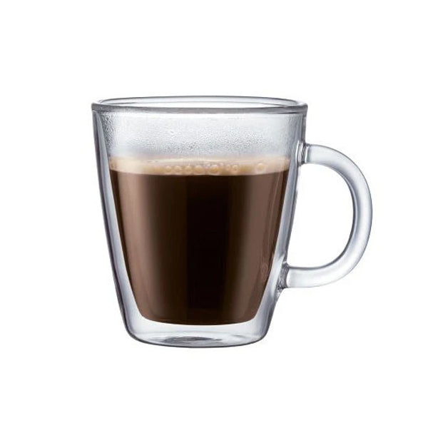Bodum BISTRO 2 pcs mug, double wall, 0.3 l, 10 oz Transparent