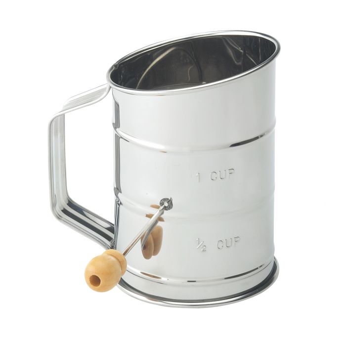 Flour Sifter One-handed Kitchen Manual Powdered Sugar Shaker Baking Cup Tool  Cake, Rice, Cereal, Beans, Powdered Sugar Sifter Tapioca Flour Coconut Fl