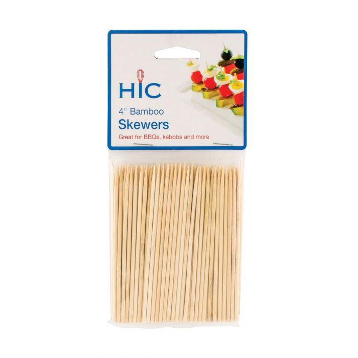 4" BAMBOO SKEWERS