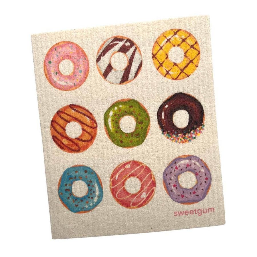 Nine (9) Donuts Swedish Dishcloth